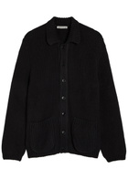 Ymc Baker Cotton-knit Cardigan Black