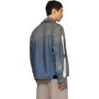 AMIRI Blue Bones Denim Blouson Jacket