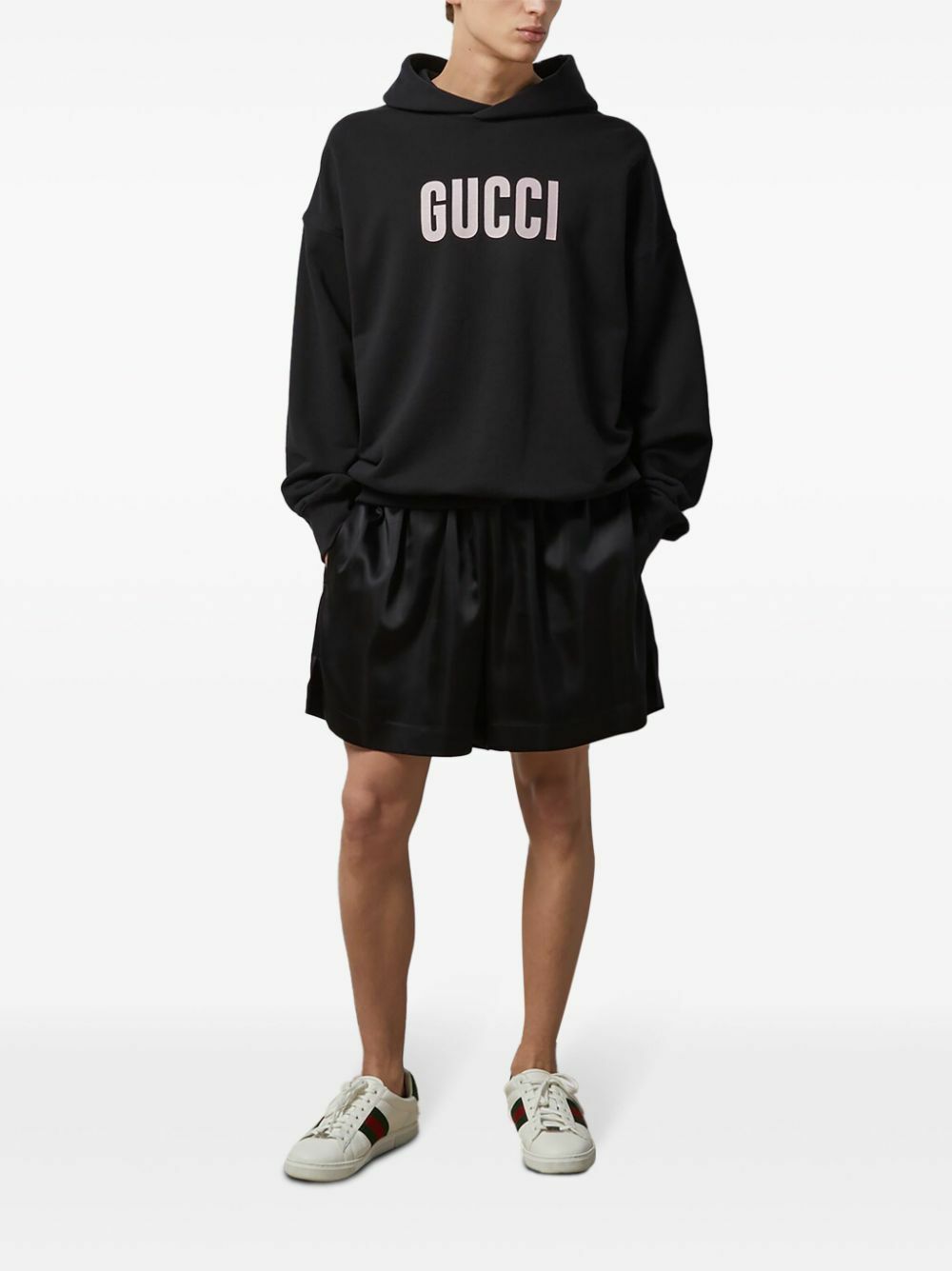 Gucci Graphic-Print Cotton Jersey Hoodie Gucci