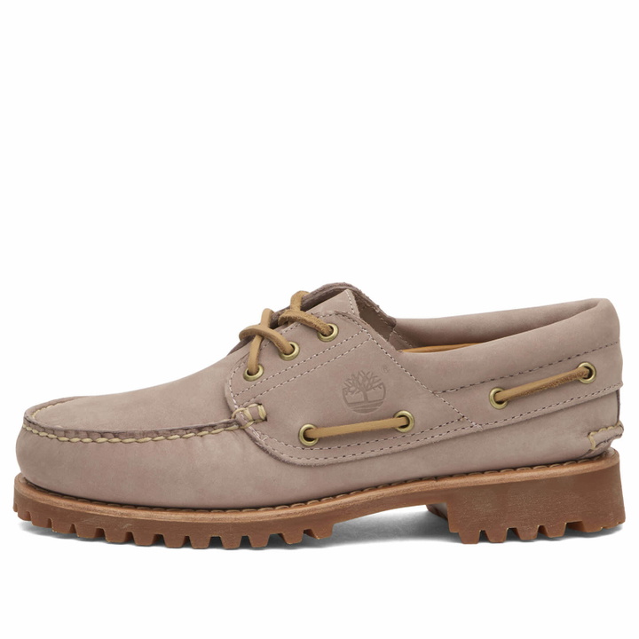 Photo: Timberland Women's Boat Shoe in Light Purple Nubuck