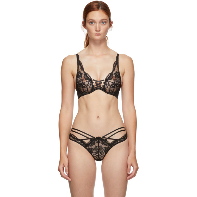 Photo: Agent Provocateur Black High Apex Essie Bra