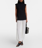 The Frankie Shop Mio sheer crêpe balloon pants