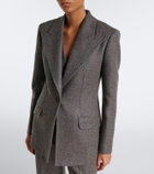 Gabriela Hearst Leiva herringbone cashmere and wool blazer