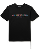 MASTERMIND WORLD - Printed Cotton-Jersey T-Shirt - Black