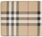 Burberry Beige Check Wallet