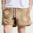 Adidas Men's Clot Ikat Short By Edison Chen in Warm Sandstone