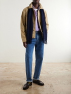 Polo Ralph Lauren - Fringed Logo-Embroidered Recycled Cashmere and Wool-Blend Scarf