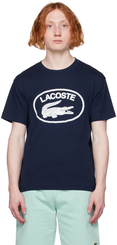 Photo: Lacoste Navy Relaxed Fit T-Shirt