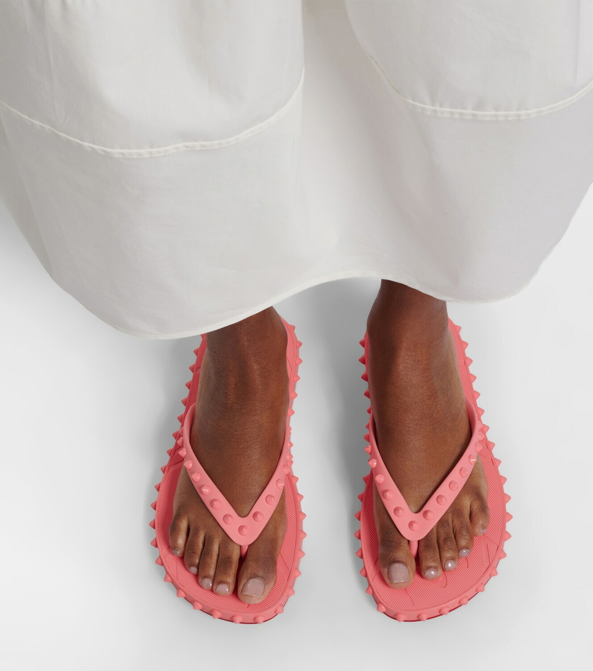 Christian Louboutin Super Loubi Flip spiked thong sandals