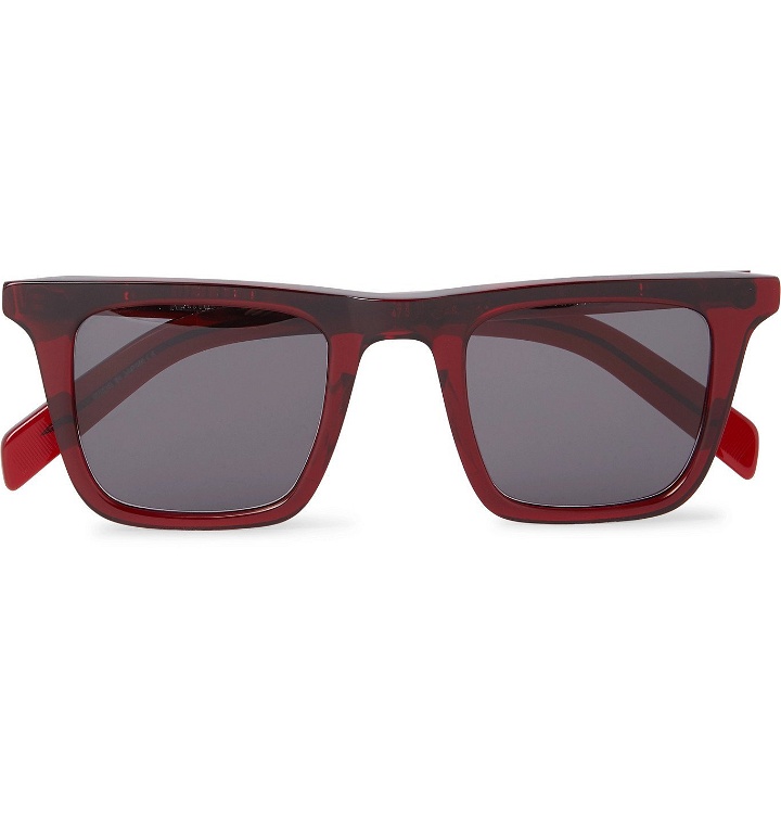 Photo: Native Sons - Vincent Square-Frame Acetate Sunglasses - Red
