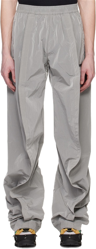 Photo: Y/Project Gray Pleated Lounge Pants