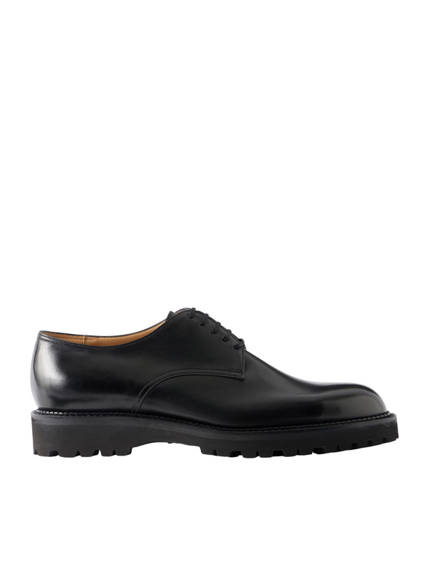 Photo: John Lobb - Tenby Leather Derby Shoes - Black