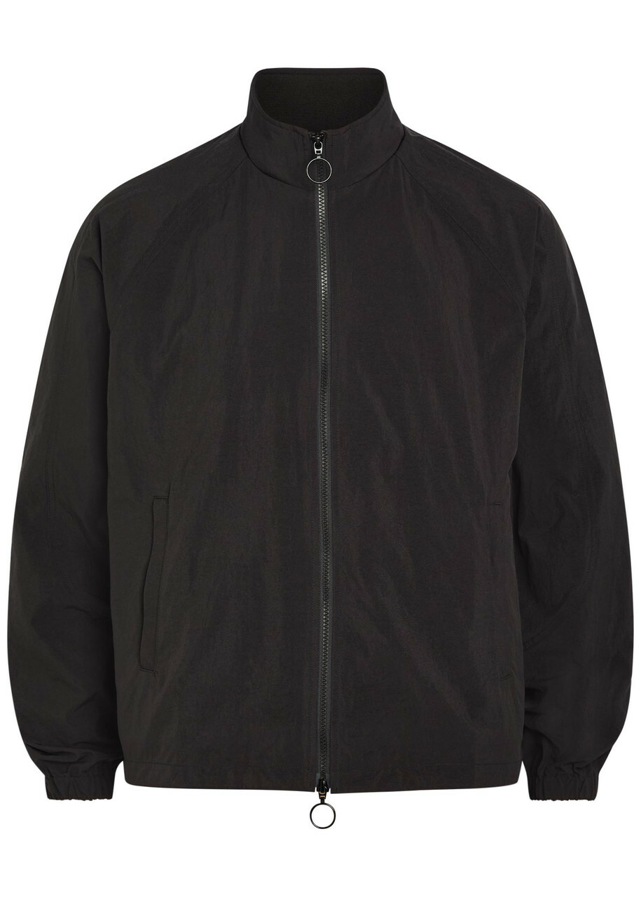 Picante Boxy Nylon Track Jacket Black