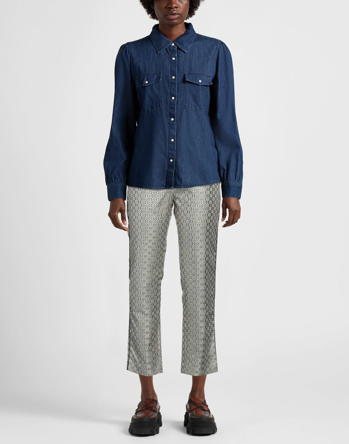 Maje Womens Pants in Platinum