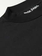 Palm Angels - Logo-Print Cotton-Jersey T-Shirt - Black