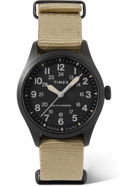 Timex - Field Post Solar 36mm Stainless Steel and Recycled Webbing Watch