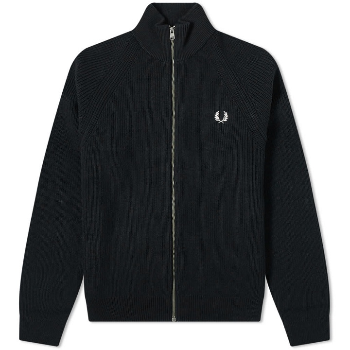 Photo: Fred Perry Authentic Knit Track Jacket