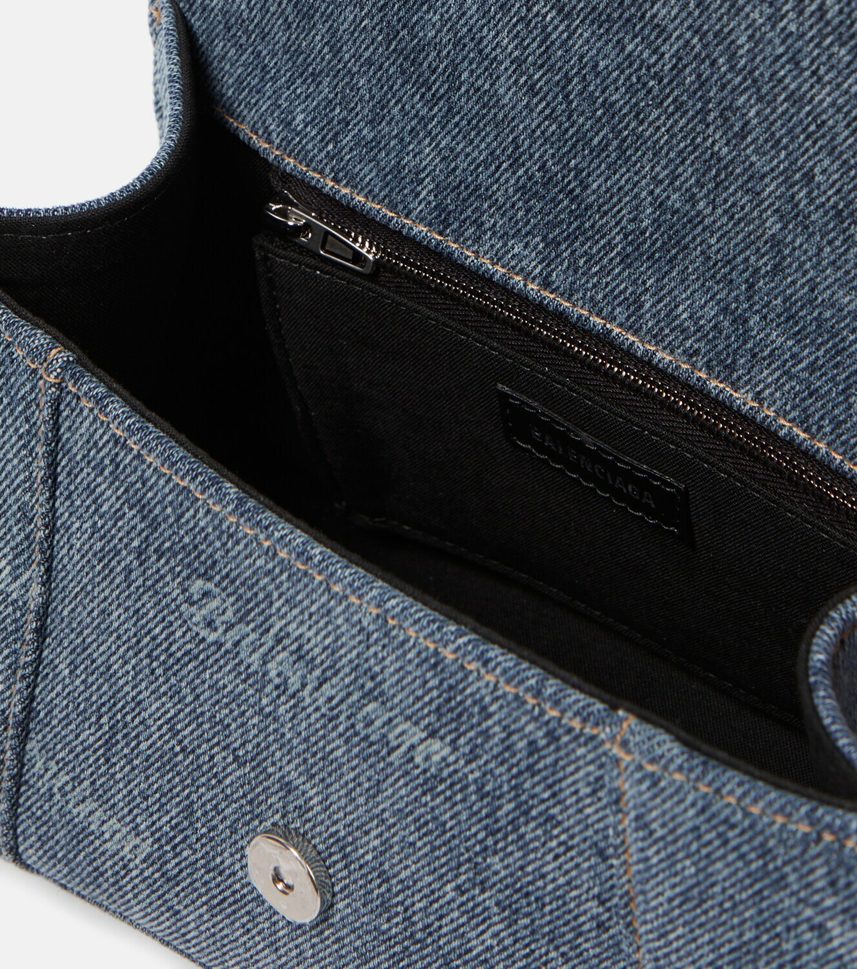 Balenciaga Hourglass Small denim tote bag Balenciaga