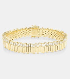 Suzanne Kalan 18kt gold tennis bracelet with diamonds