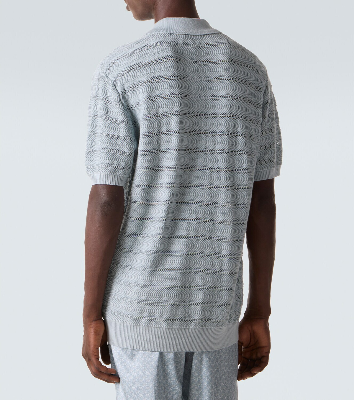 Frescobol Carioca Vidal cotton jacquard polo shirt