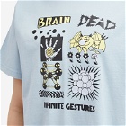 Brain Dead Men's Infinite Gestures T-Shirt in Slate