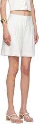 rag & bone White Irina Shorts