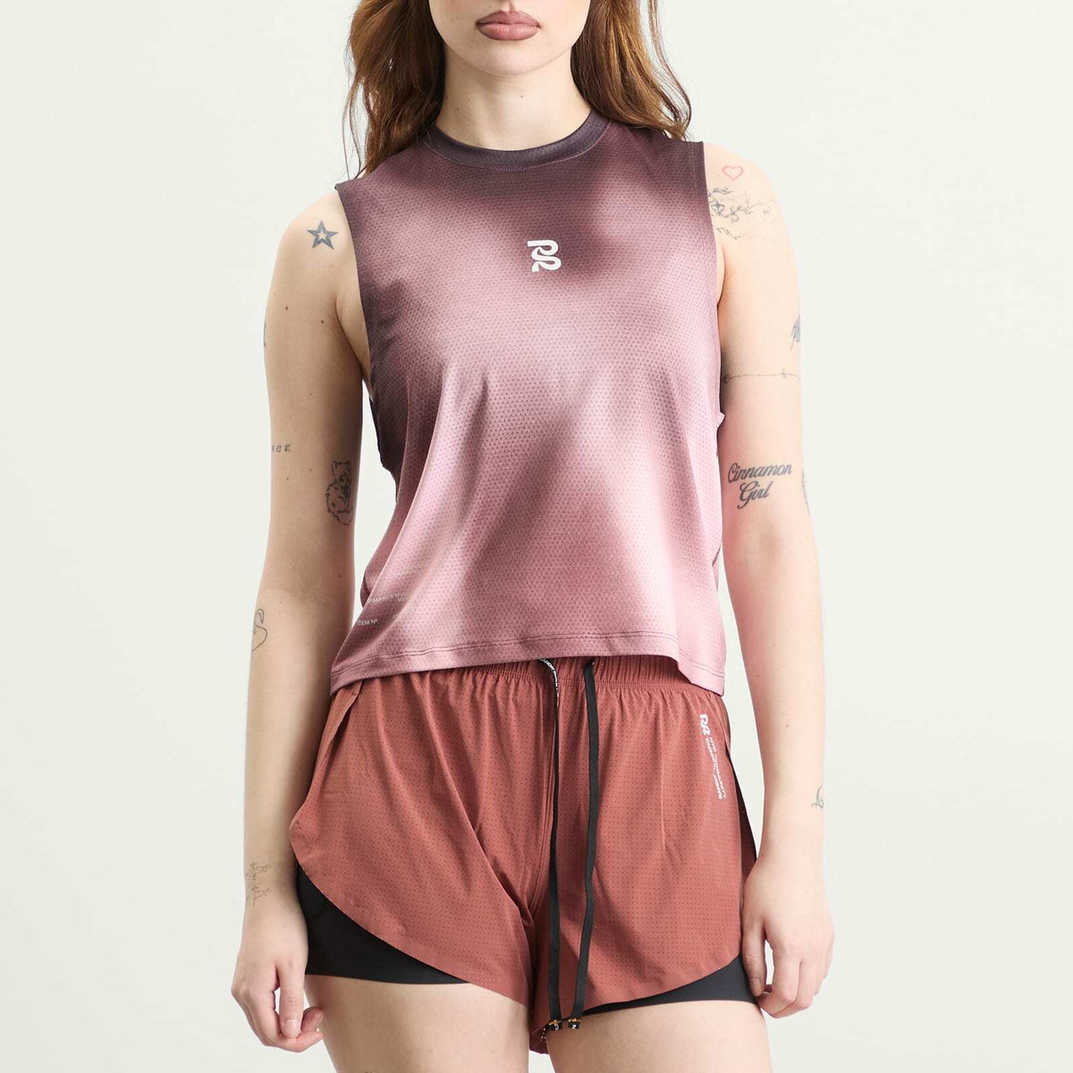 Bandit Women's Womens Micromesh™ Muscle Tank in Mahogany Multi