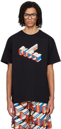 Gucci Black Printed T-Shirt