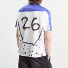 Navinder Nangla Men's Ingerlund Football Jersey in White/Blue/Red