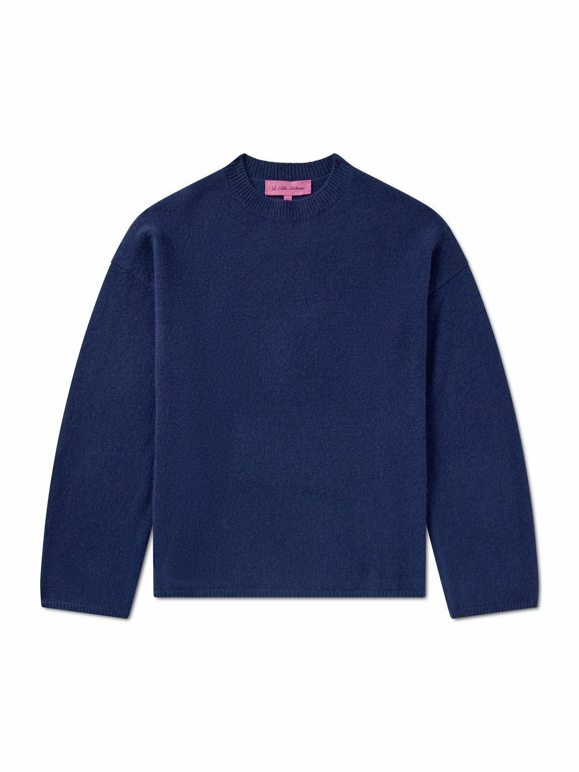 USA製 The Elder Statesman ジャガード カシミヤ ニット The Elder Statesman - Oil Slick Striped Jacquard-Knit Alpaca-Blend