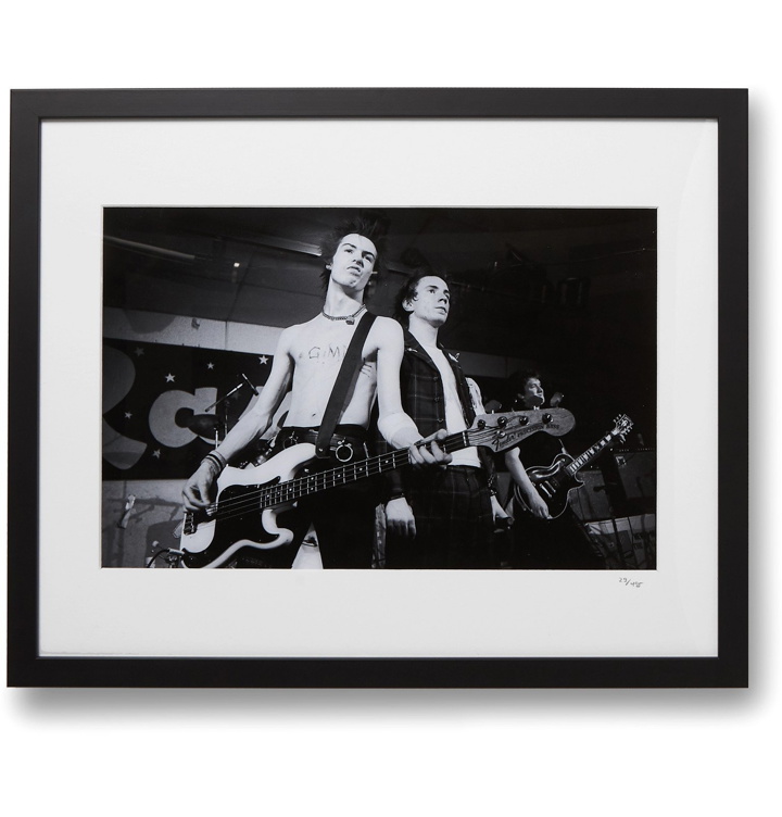 Photo: Sonic Editions - Framed 1978 The Sex Pistols Print, 16" x 20" - Black