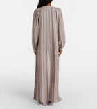 Missoni Striped lamé wrap cardigan