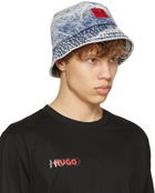 Hugo Blue Denim Bucket Hat