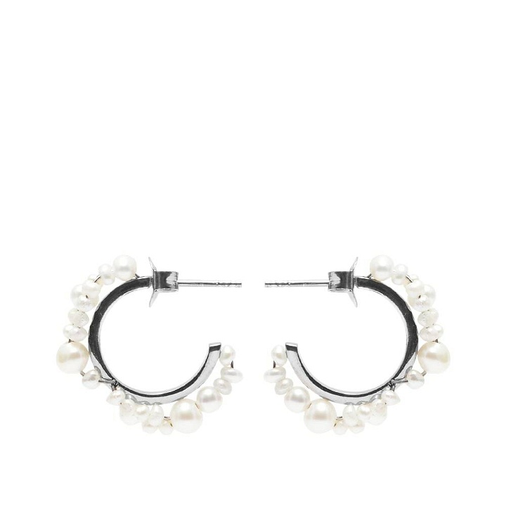 Photo: Completedworks Men's Stratus Earrings in Silver
