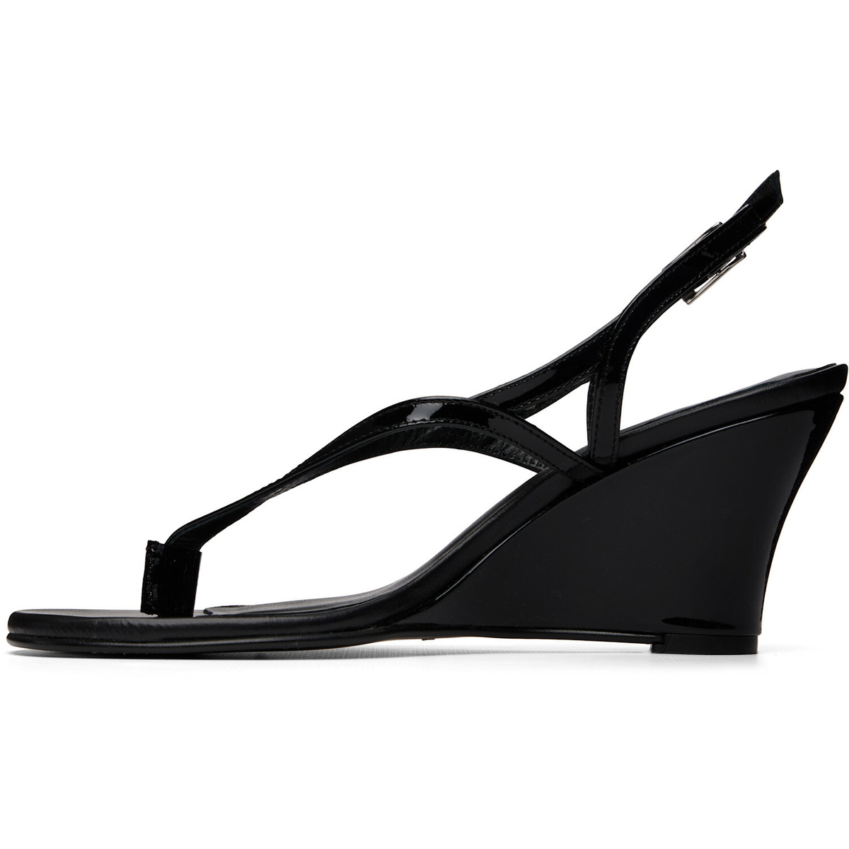 Gimaguas Black Sandal Wedges Heeled Sandals