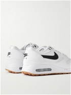 Nike Golf - Air Max 1 '86 OG G Leather and Mesh Golf Sneakers - White