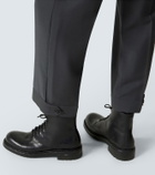 Versace Cropped wool and mohair straight pants
