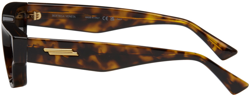 Bottega Veneta Tortoiseshell Sharp Square Sunglasses Bottega  display picture 3