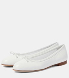 Manolo Blahnik Verallii leather ballet flats