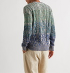 Missoni - Cable-Knit Mélange Wool-Blend Sweater - Gray