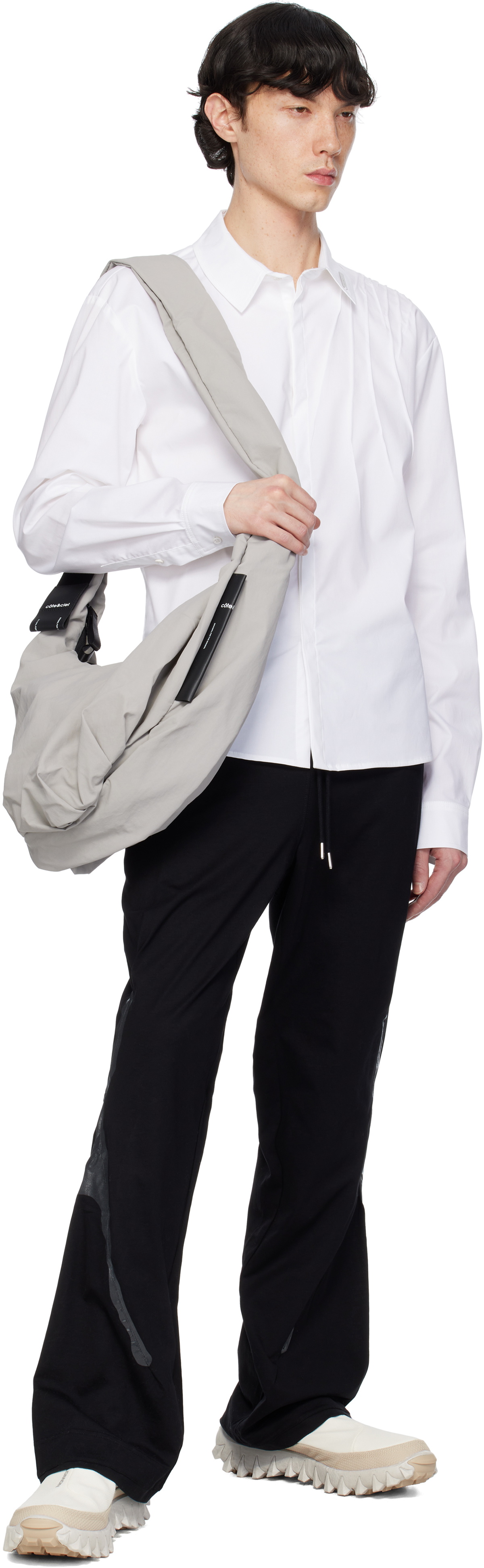 Côte&Ciel Gray Hyco S Smooth Bag