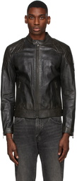 Belstaff Black Leather Outlaw 2.0 Jacket