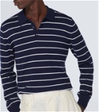 Ralph Lauren Purple Label Striped cotton piqué polo shirt