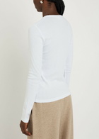 Vince Essential Cotton-blend top White