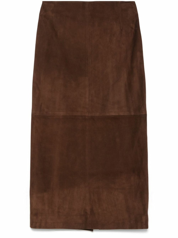 Photo: Nour Hammour Suede Skirt