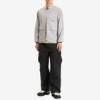 KA_YO_Prototype Men's Overshirt in Light Grey