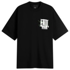 END. Shredded Gig Poster T-Shirt in Black
