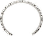 Isabel Marant Silver Engraved Summer Drive Bracelet