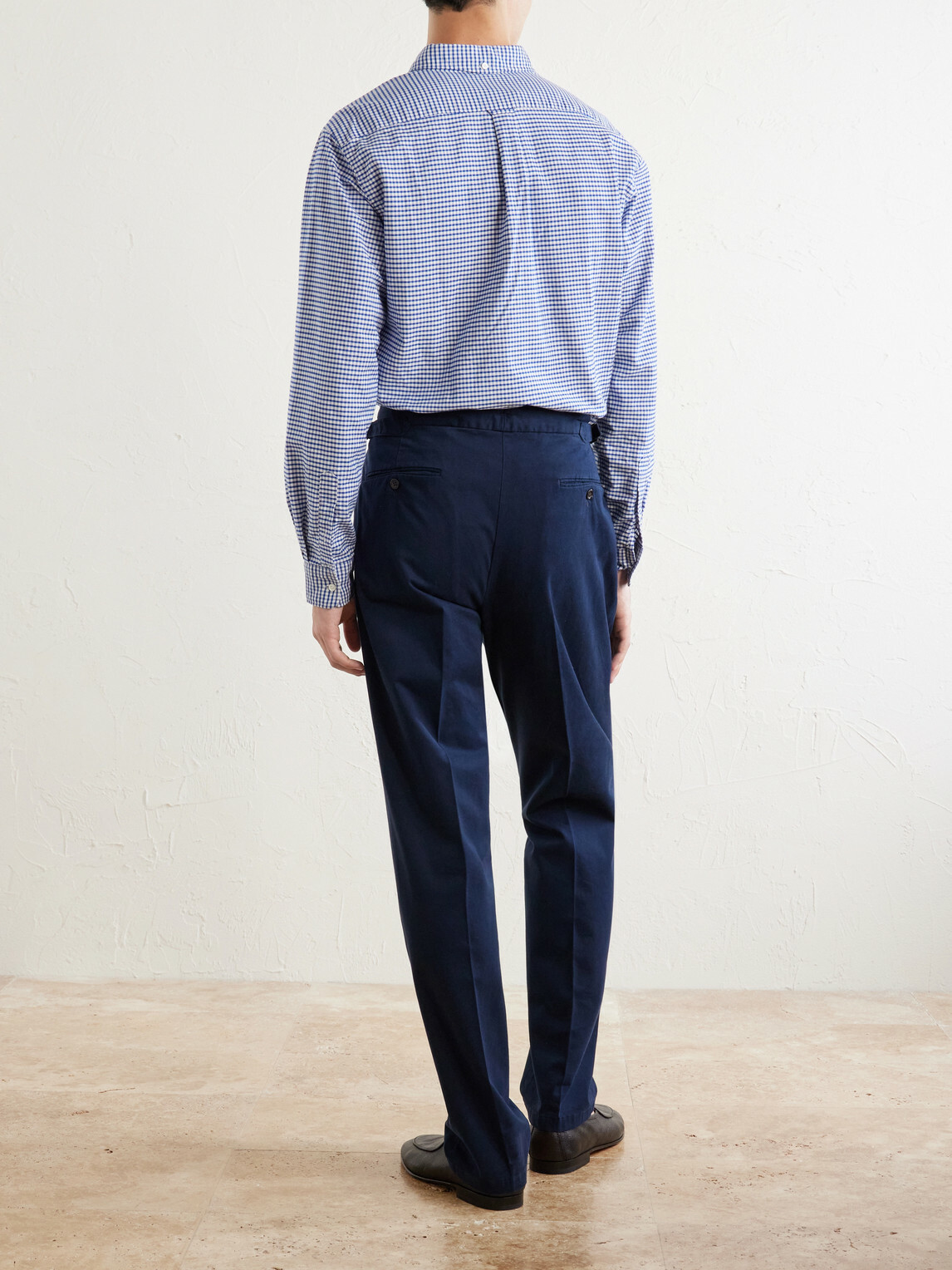Polo Ralph Lauren - Straight-Leg Stretch Cotton-Blend Trousers - Blue