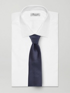 Brioni - 8cm Logo-Embroidered Silk-Twill Tie